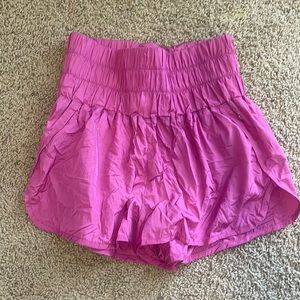 Free People Shorts Hot pink